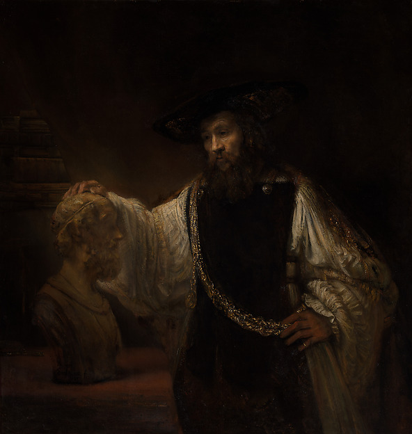Rembrandt, Aristotle with a Bust of Homer